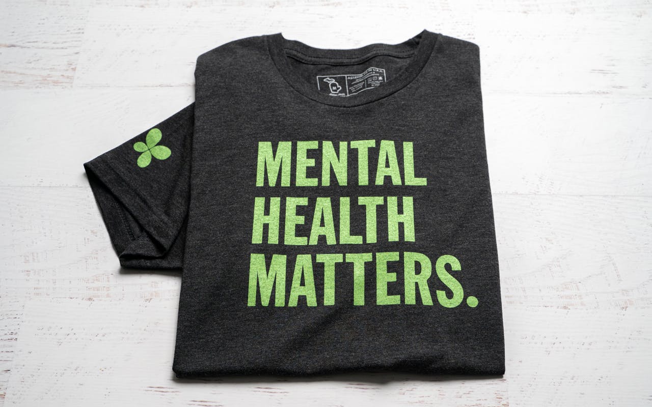 Mental Health Matters Mitten State T-Shirt